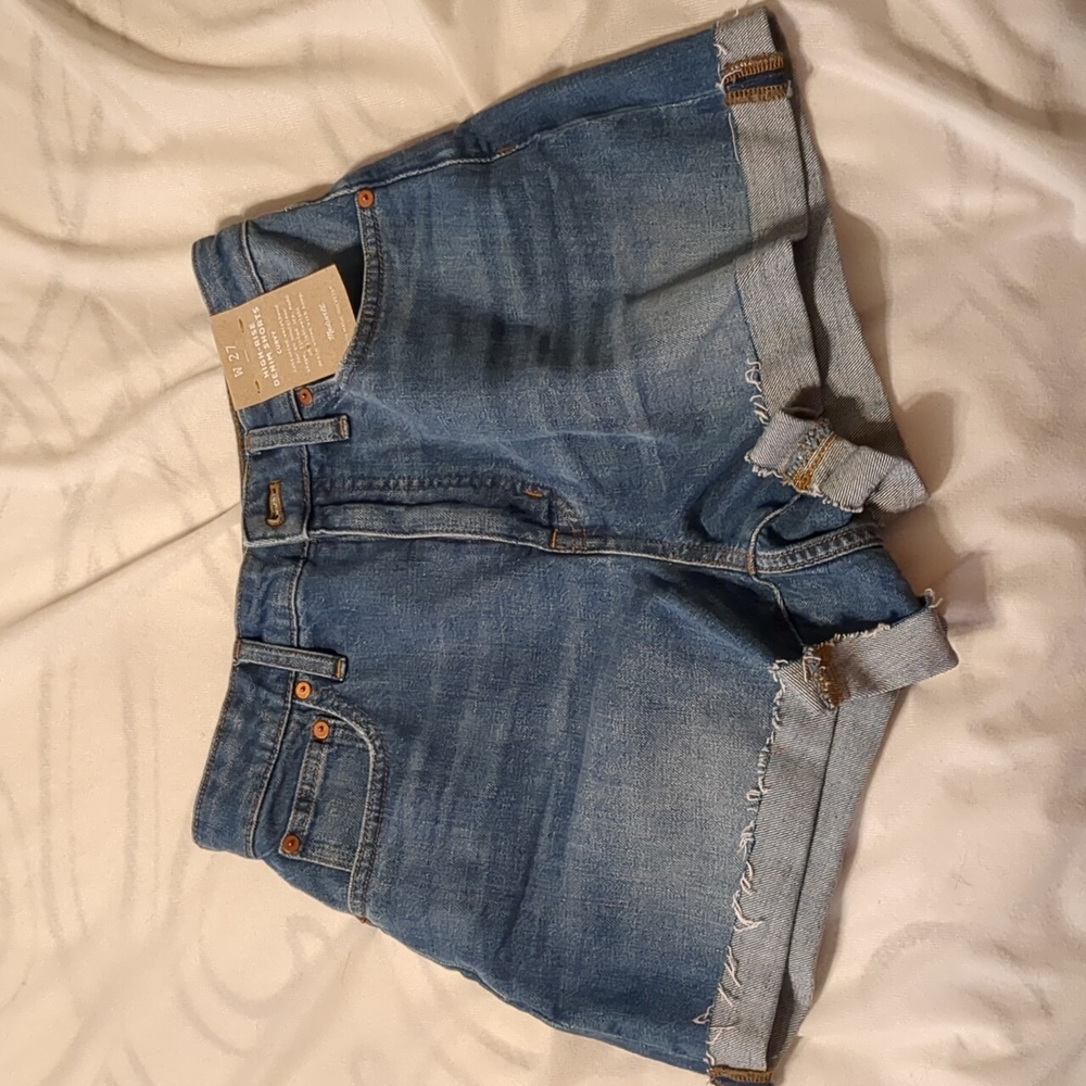 Madewell Blue Denim Jean Shorts